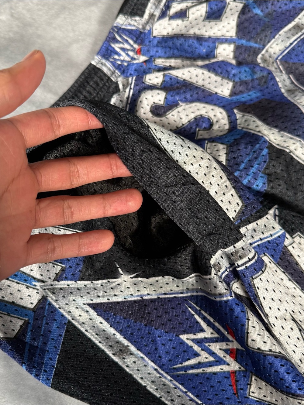 Chalk Line Wrestlemania AOP Mesh Shorts Mens XL 6” Wrestling WWE Black - Picture 4 of 9